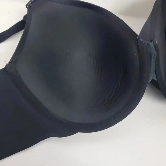 SOMA Vanishing Back Full Coverage Bra‎ SZ 40D Black Molded Cup Adjustable Strap - Picture 4 of 4